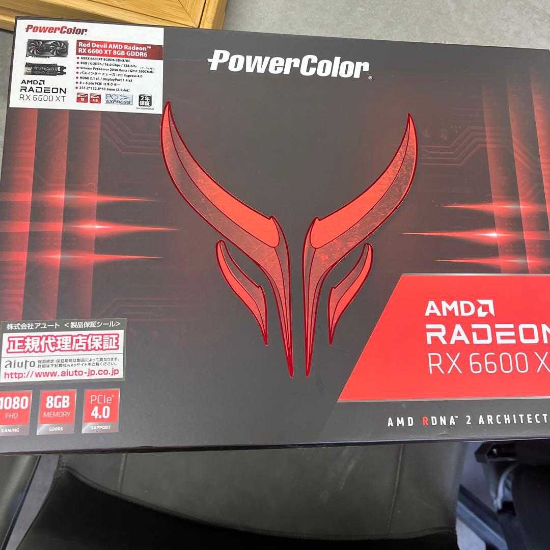 未使用AMD Radeon RX 6600XT 8GB