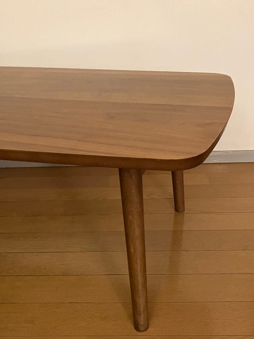 ウォールナット材 ローテーブル