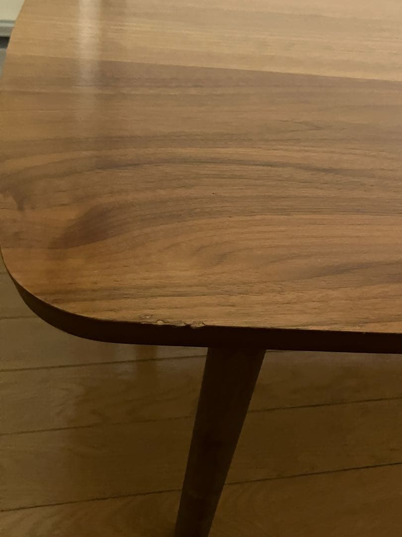 ウォールナット材 ローテーブル