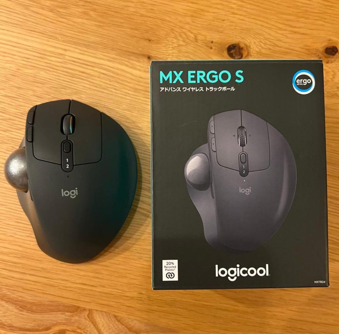 【美品】MX ERGO S ロジクール MXTB2d 静音トラックボールマウス