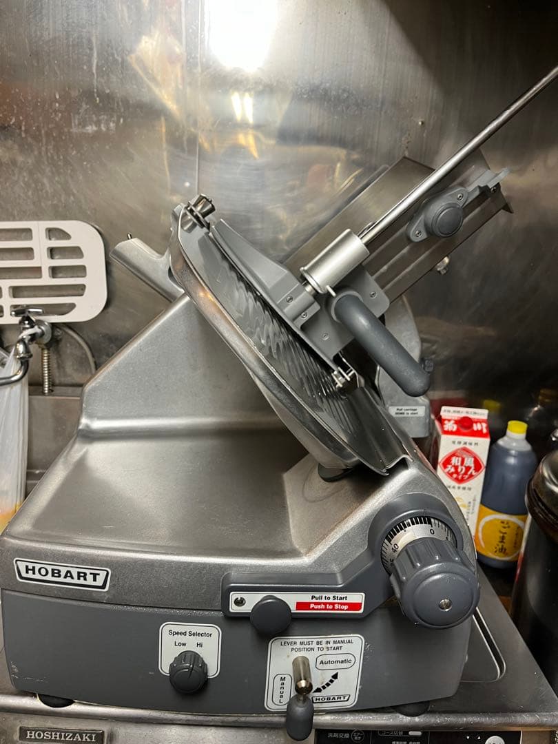 HOBART 業務用スライサー ステンレス　ミートスライサー　電動