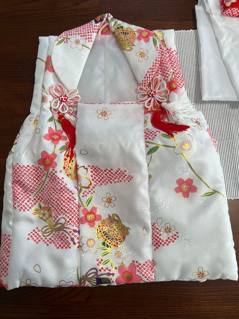 七五三　女の子　3歳セット　赤×白