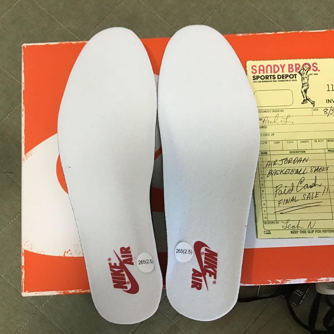 靴 AIR JORDAN 1 HIGH OG/CHICAGO/LOST&FOUND