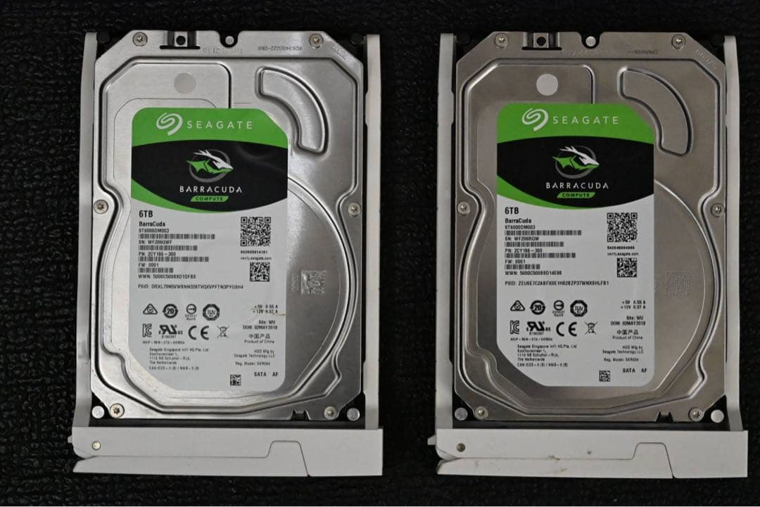 QNAP TS-231P 2ベイ NAS&HDDセット（6TB）