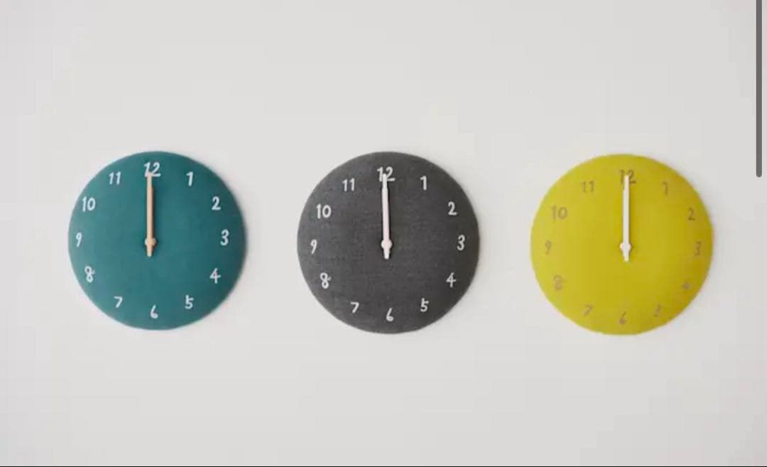 【新品未使用】ミナペルホネン　壁掛け時計　bolo mina perhonen