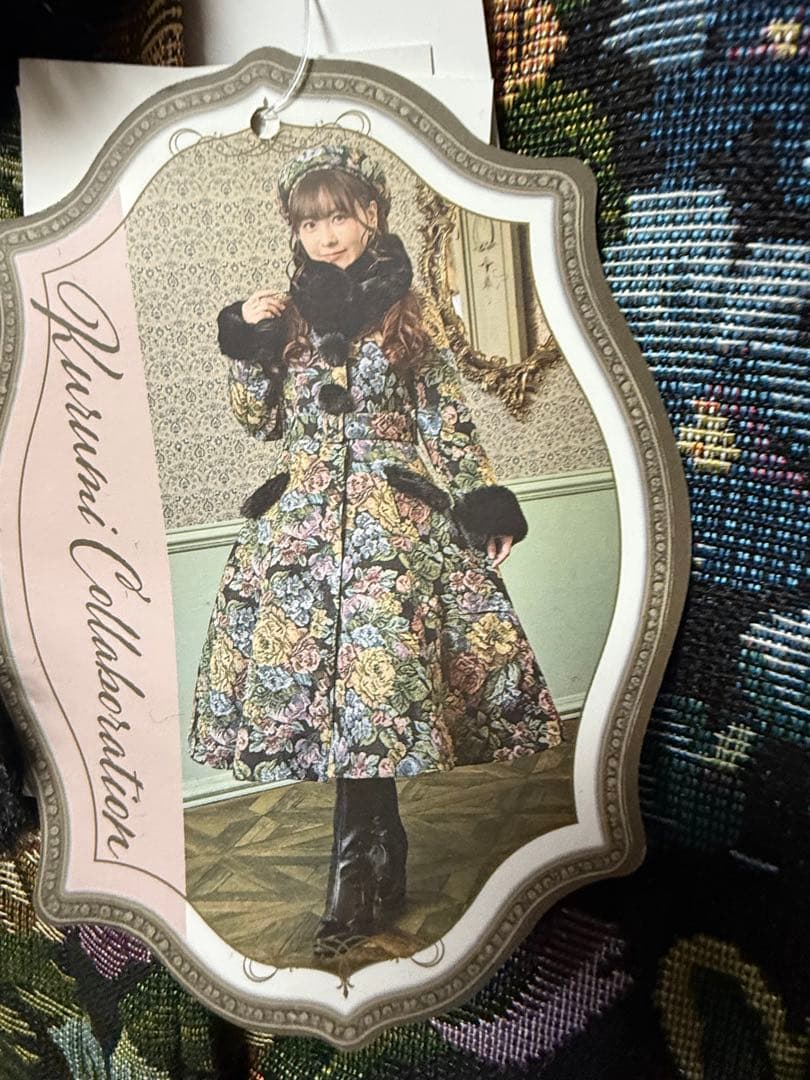 新品　ノエルドメモワール ゴブラン　コート　Mサイズ　ブラック　クラロリ　くる実