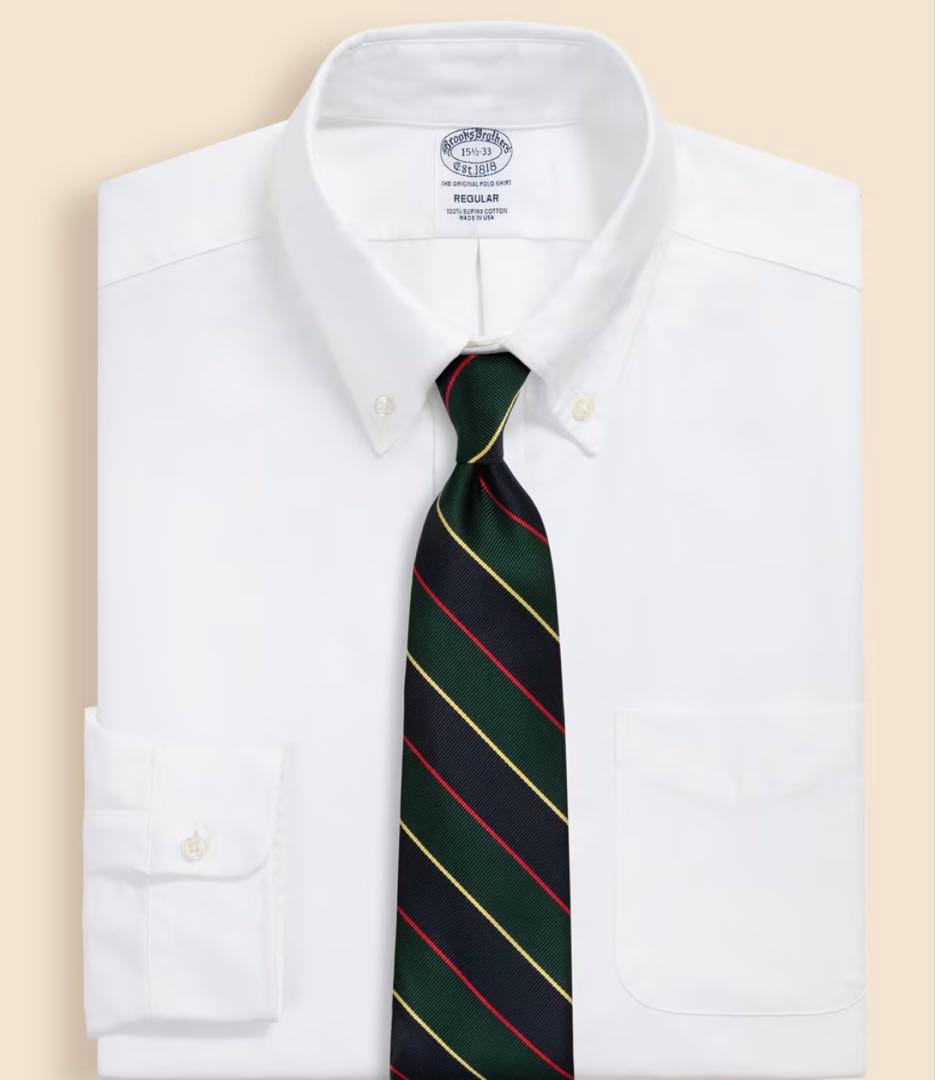 オックスフォード　ドレスシャツ　Regular Fit　Made in USA