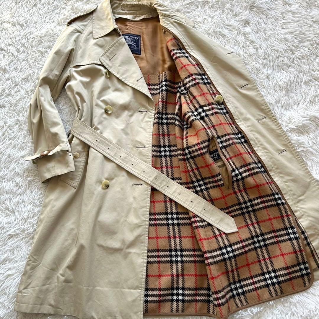 バーバリー　トレンチコート ライナー　ベルト付き　TRENCH70 ベージュ　M