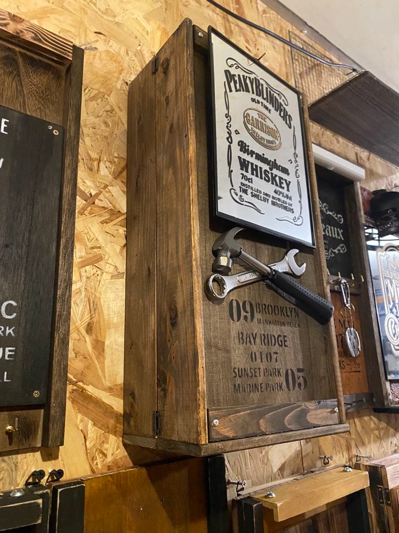 壁掛け収納　壁掛けキーフック