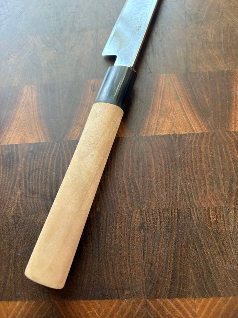 正本総本店　玉青鋼　切付　柳刃　270mm 9寸包丁　和包丁　研ぎ済　水牛柄