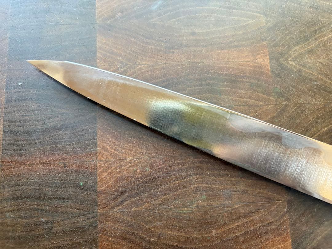 正本総本店　玉青鋼　切付　柳刃　270mm 9寸包丁　和包丁　研ぎ済　水牛柄