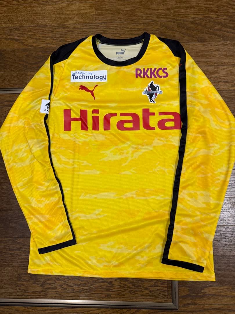 ロアッソ熊本GKユニフォーム黄色長袖