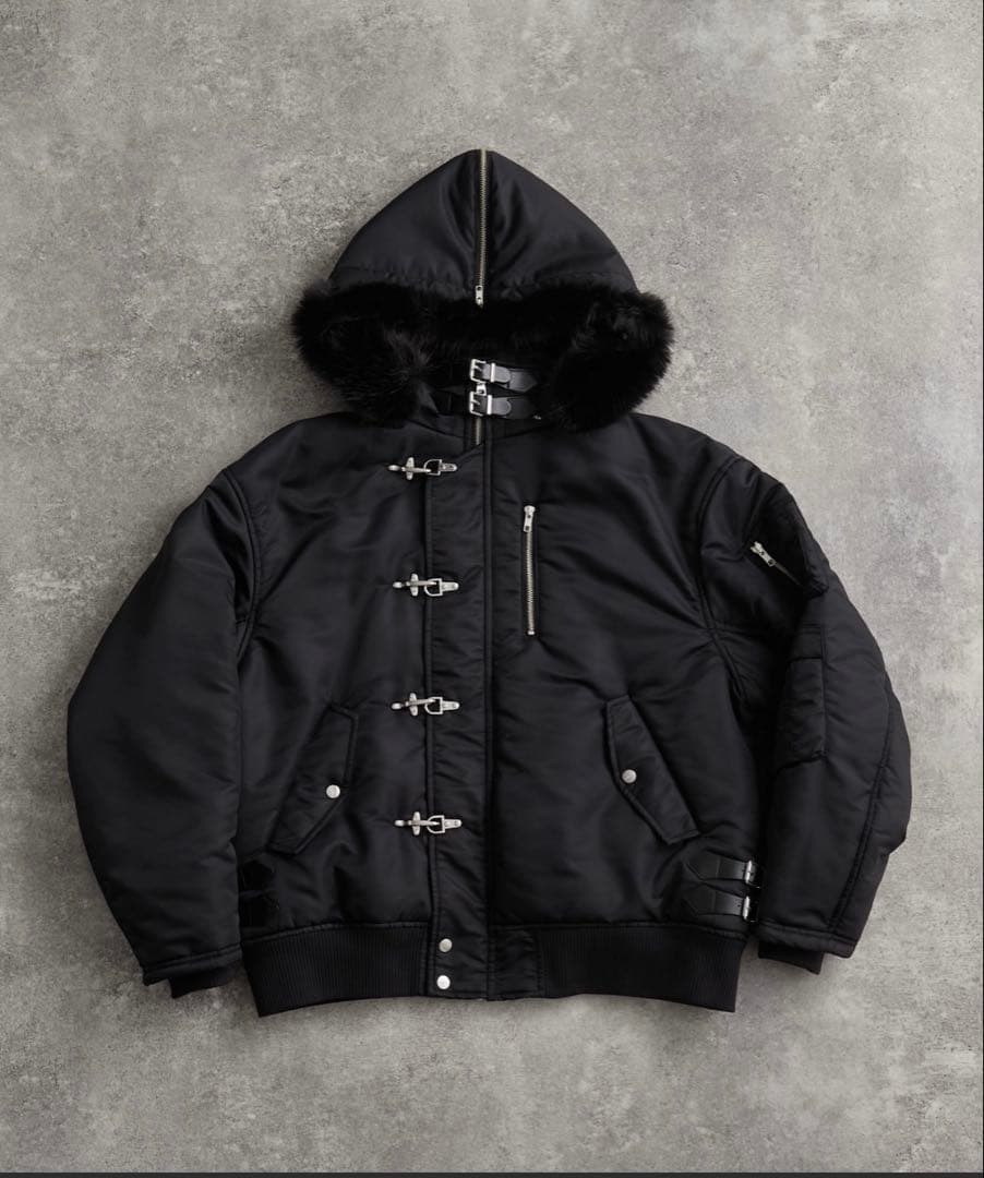 ADRER N2B フライトジャケット ブラック 新品・未使用 L ダウン