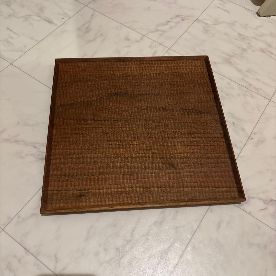 高塚和則　ひとり膳　木製トレイ　正方形　木工房玄　高塚和則