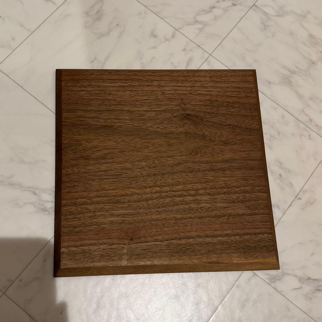 高塚和則　ひとり膳　木製トレイ　正方形　木工房玄　高塚和則