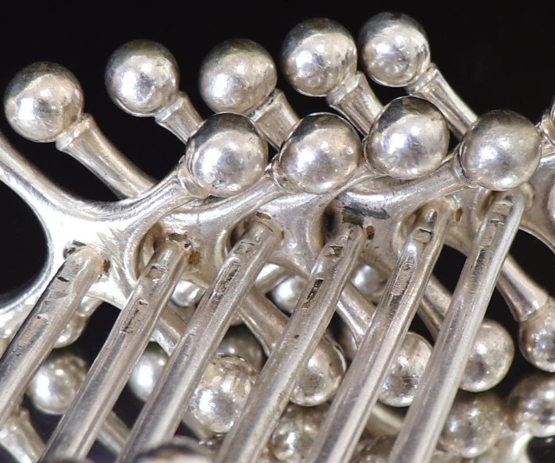 アンティーク・クリストフル ラージサイズ ナイフレスト 球体 ブール 廃盤 6個