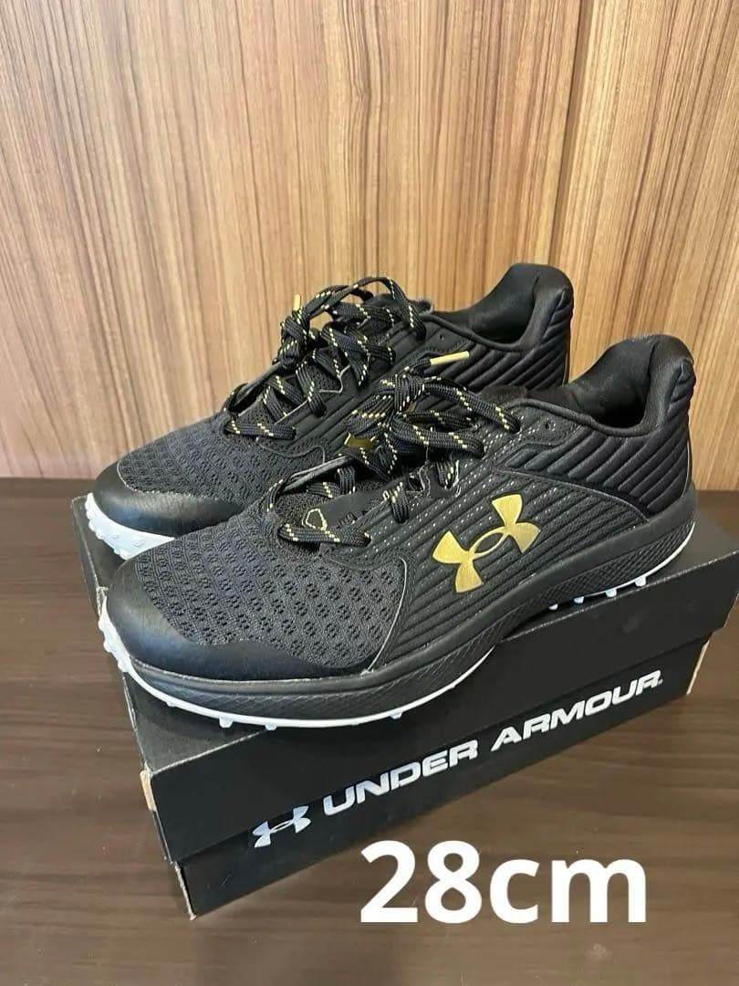 野球UNDER ARMOUR トレーニングシューズ 28cm ブラック