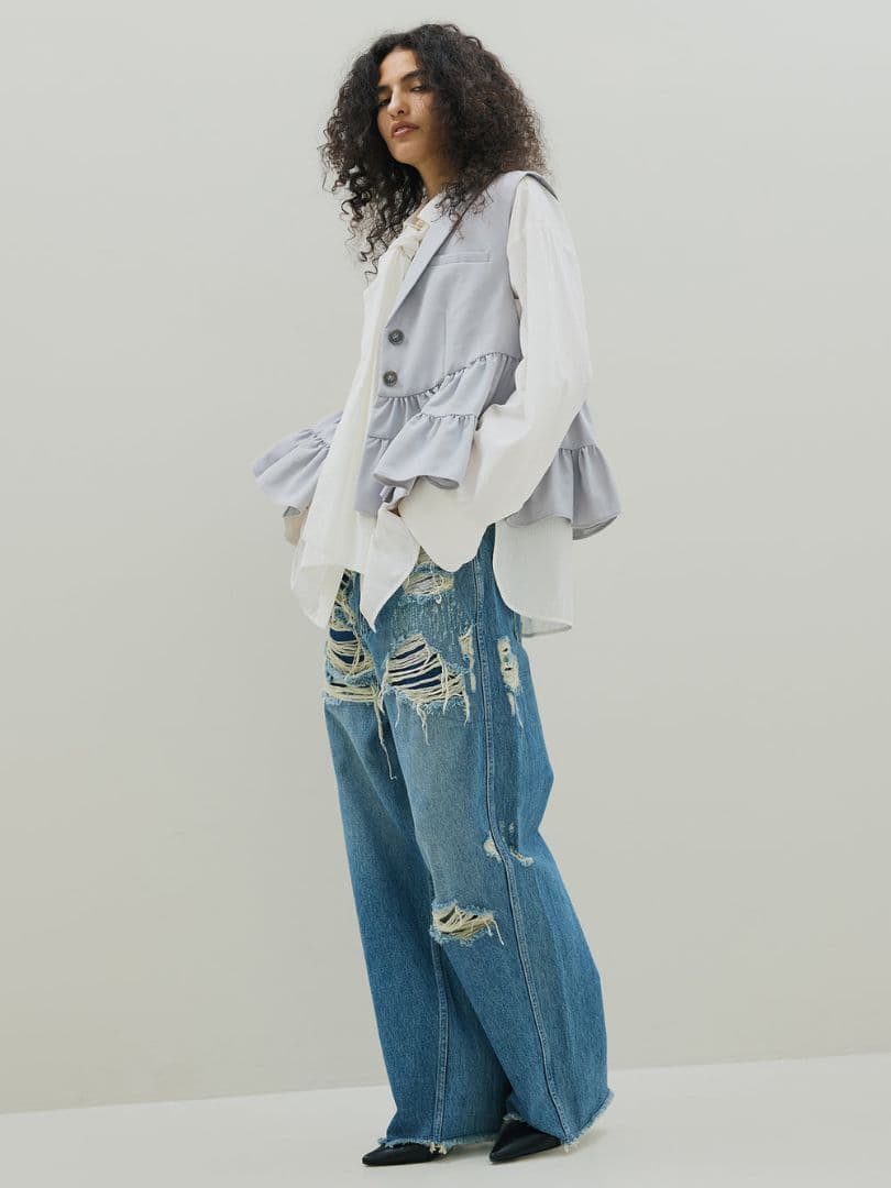 パンツ AmeriVINTAGE UND HARD DAMAGE LOOSE DENIM