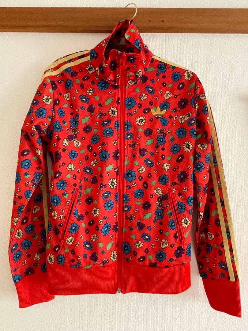adidas アディダス ロデオクラウンズ かくかくしかじか ジャージ 花柄 M