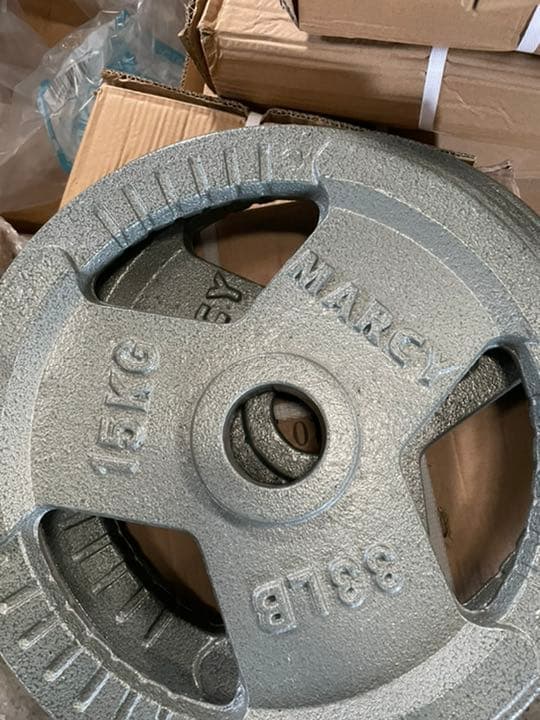 50mm  アイアンプレート　15kg  2枚