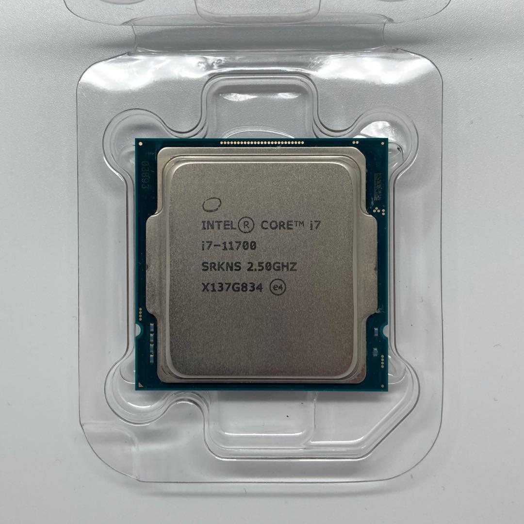 【動作確認済み】CPU intel core i7-11700