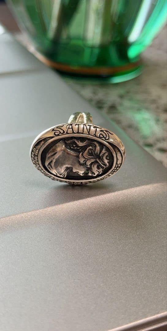 BV20　SAINTS 925銀製 リング 女神 カメオ　リング指輪