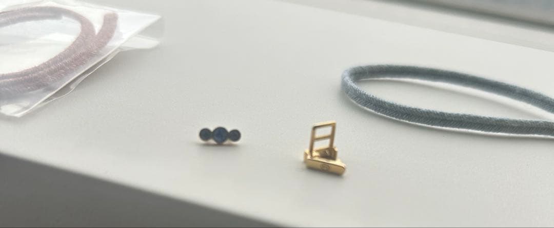 新品　 YANNIS SERGAKIS ブルーサファイアブレスレットと紐