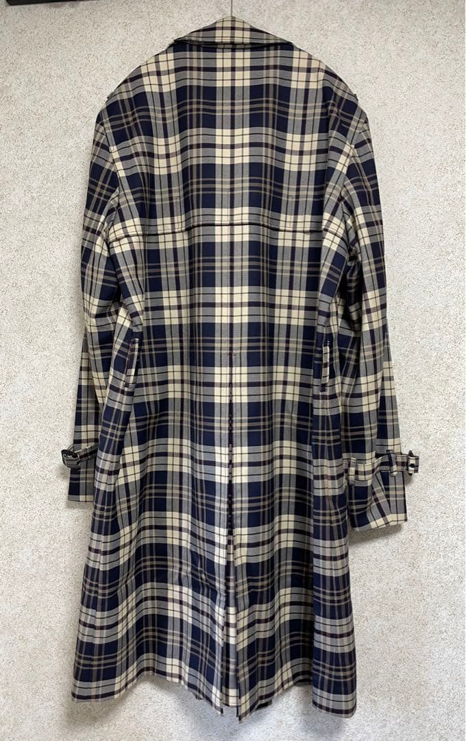 【aakichi様】美品！アクアスキュータム　チェック柄トレンチコート