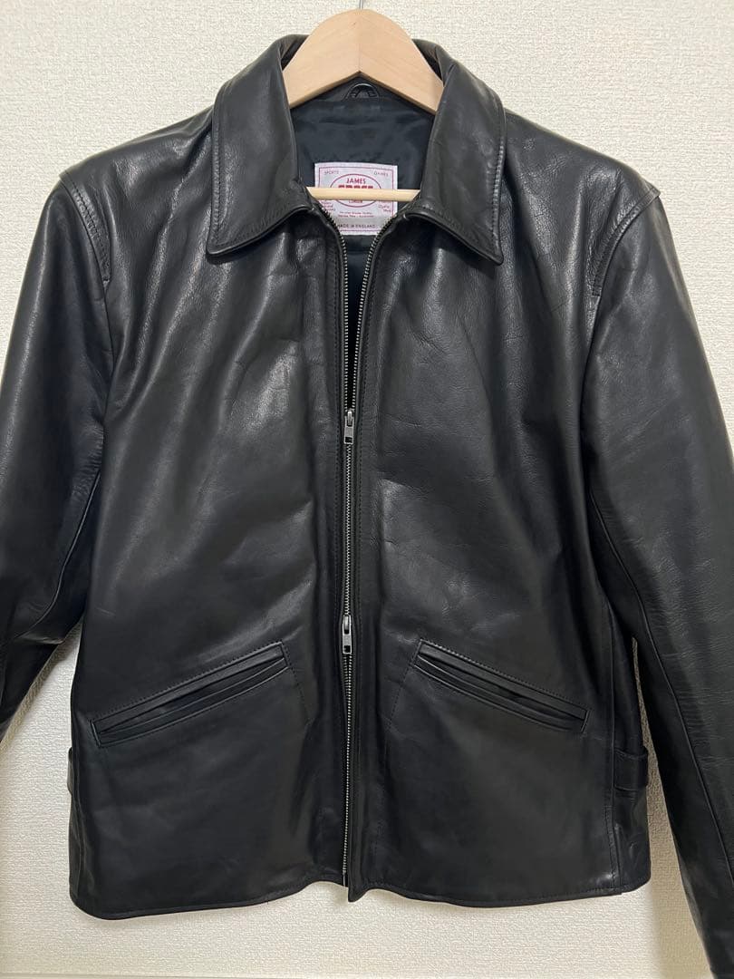 JAMES GROSE CARLTON ライダース 別注 馬革 タグ有 42