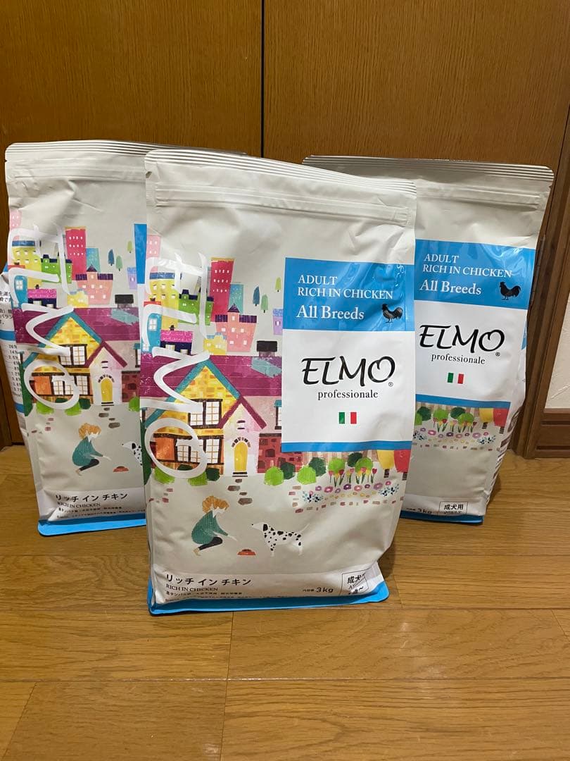 elmo リッチインチキン 3キロ×3袋