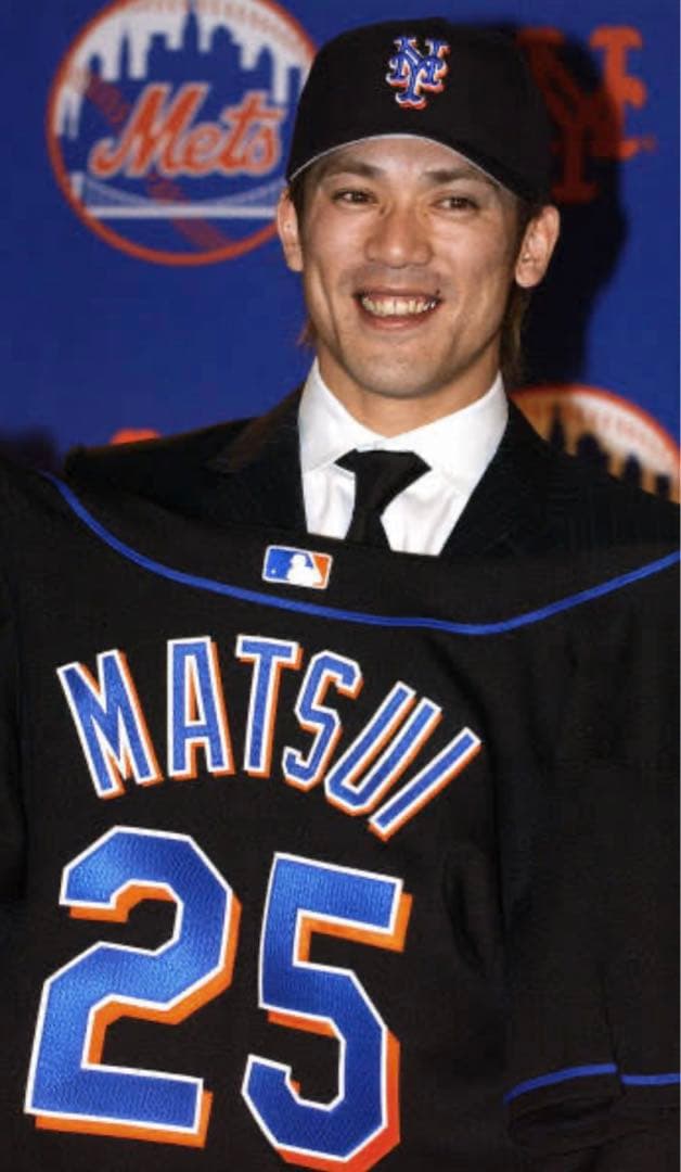 【直筆サイン入り】MLBニューヨークメッツ松井稼頭央オーセンティックユニフォーム