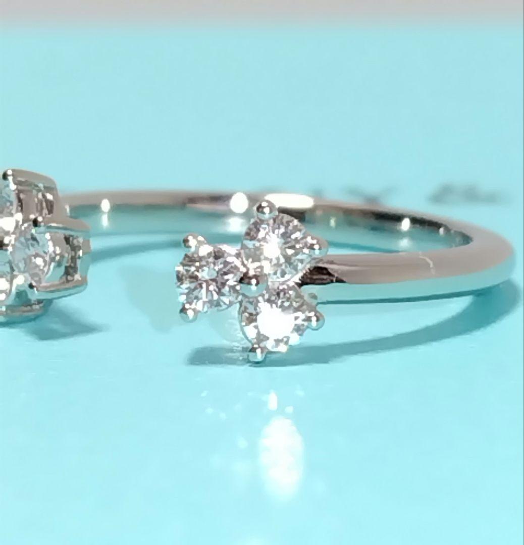 TIFFANY ティファニー Pt950 アリア 2P リング