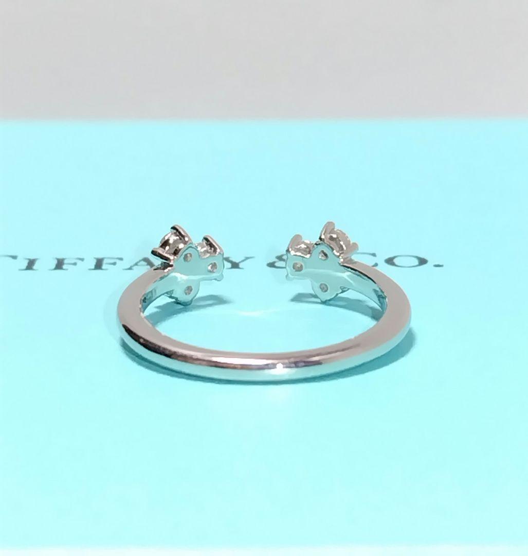 TIFFANY ティファニー Pt950 アリア 2P リング