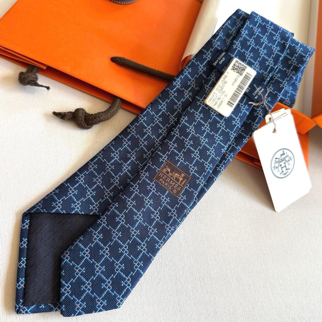 エルメス ネクタイ《乗馬のサーキット》新品　未使用