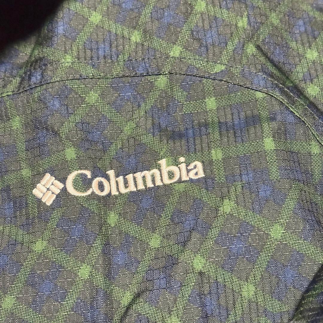 Columbia チェック柄 防水スノーウェア上下セット　メンズ　コロンビア