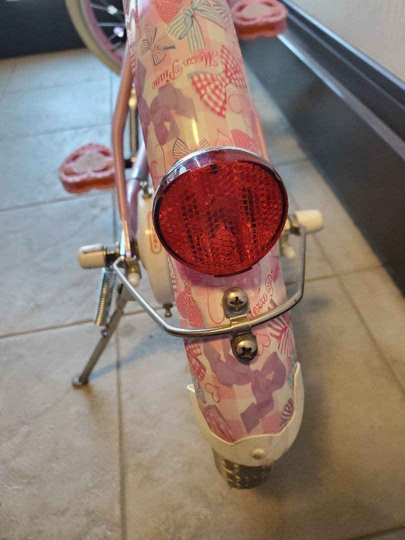 【引き取り限定】メゾピアノ　子供用自転車 　16インチ　アサヒ限定　ピンク