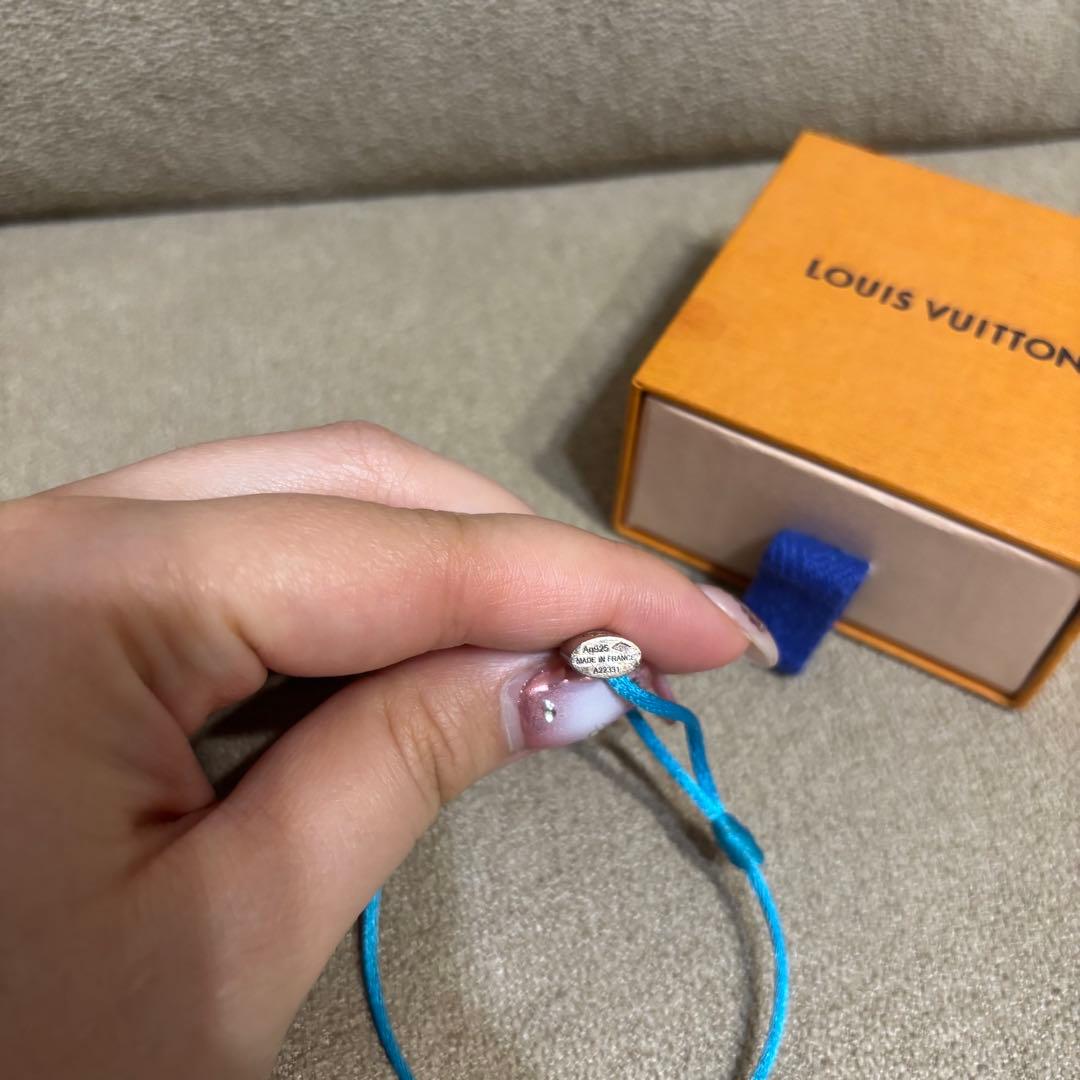 LOUIS VUITTON Silver Lockit ブレスレット 若干難あり