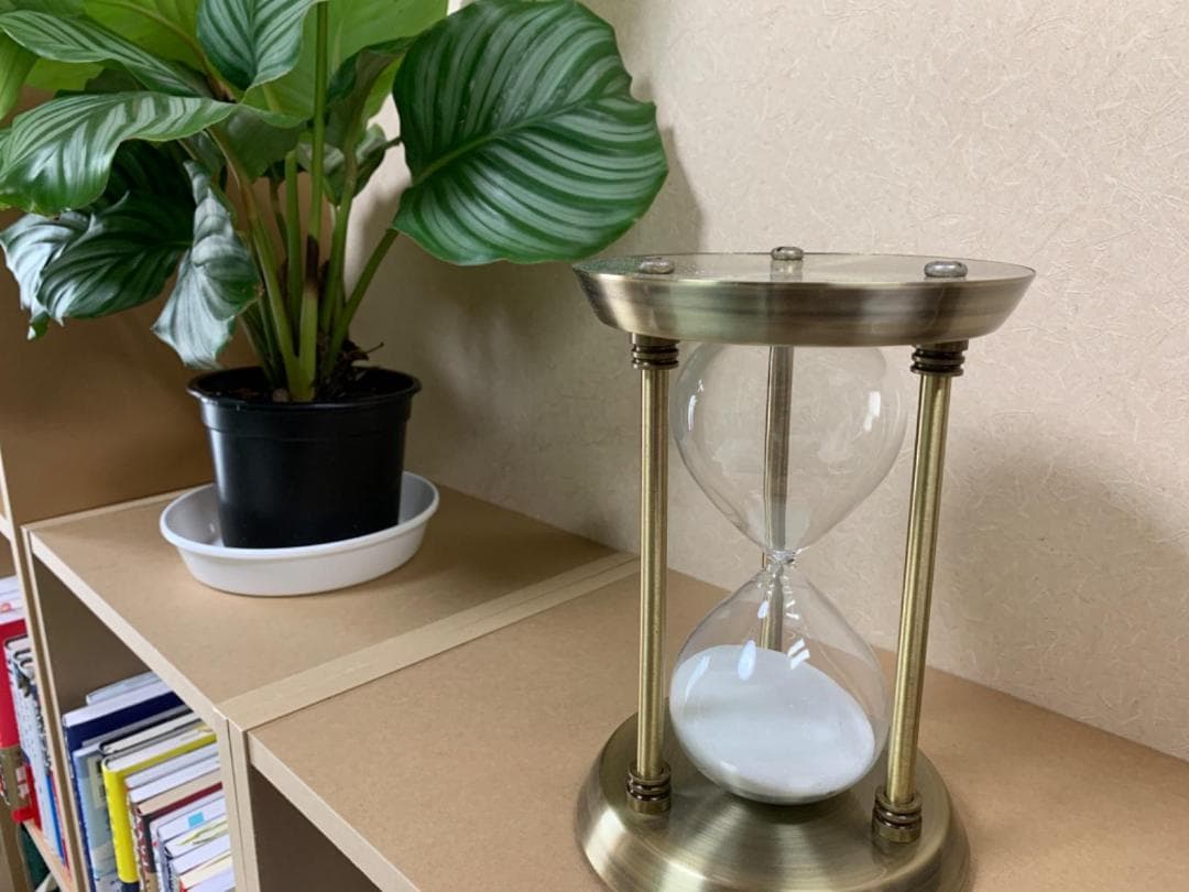 ブロンズ アンティーク風 エレガントなデザイン 砂時計