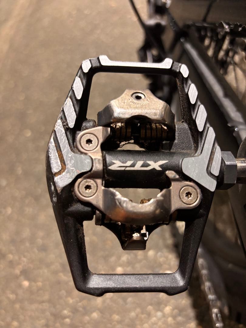 XTR ビンディングペダル 黒/シルバー