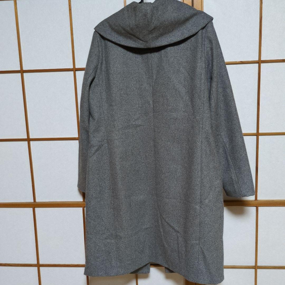 新品タグ付き✨DoCLASSE ウール＆キルティング・ドッキングコート　グレー