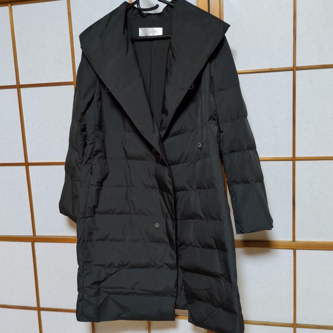 新品タグ付き✨DoCLASSE ウール＆キルティング・ドッキングコート　グレー