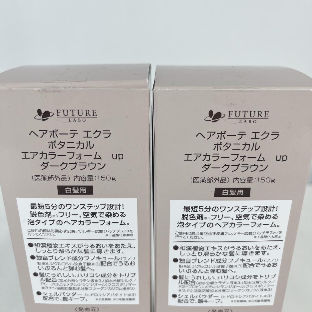 新品・未使用品☘️ ヘアボーテ エクラ ボタニカルエアカラーフォーム 2本