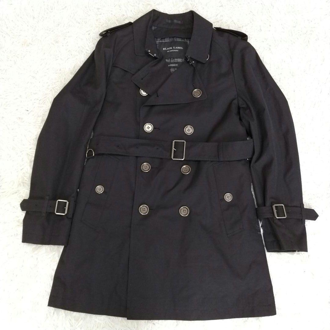 極美品　バーバリーブラックレーベル　クレストブリッジ　トレンチコート　ライナー