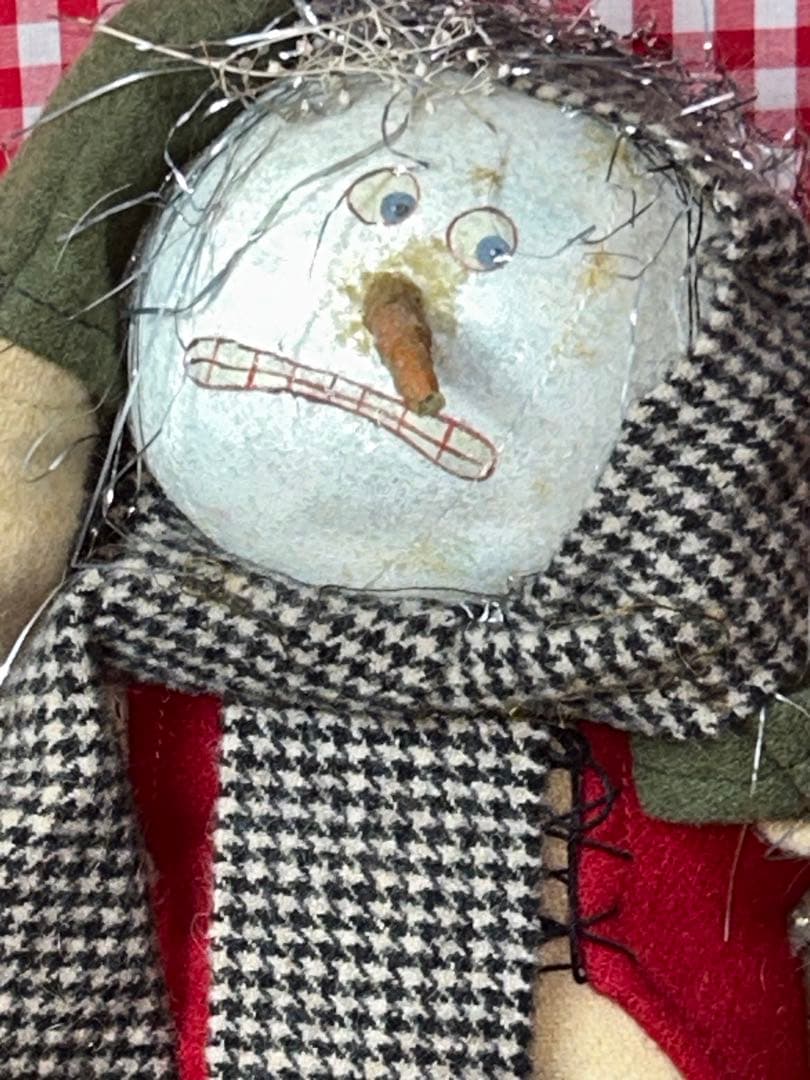 アメリカの作家Sew be it ソービーイットスノーマンカントリードール