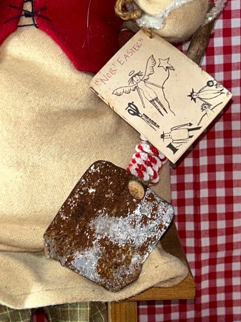 アメリカの作家Sew be it ソービーイットスノーマンカントリードール