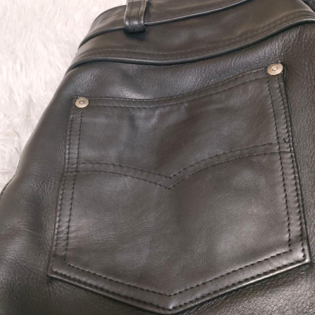 Schott 90s 牛革パンツ ブラック 激レア レザーパンツ