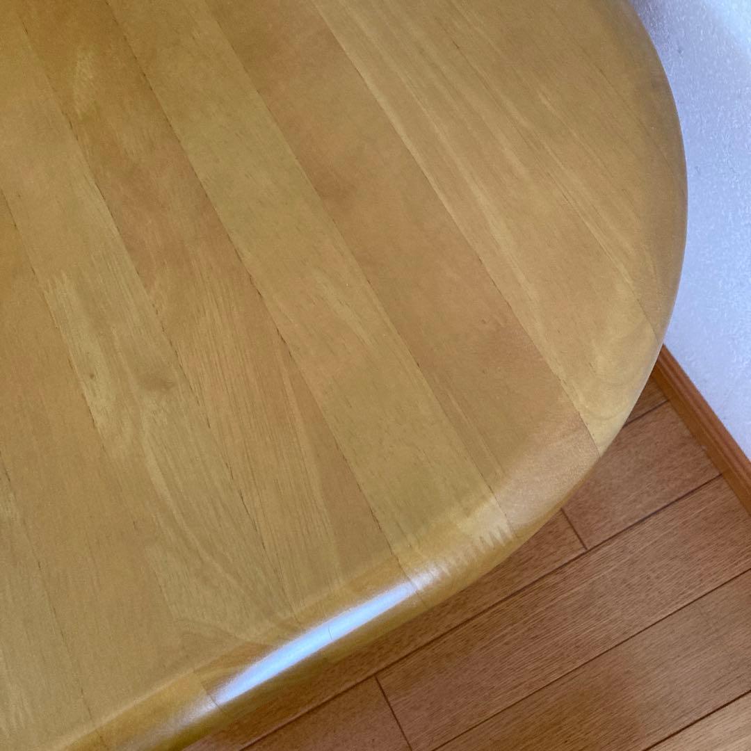 センターテーブル　高さ調節可能 ブラウン