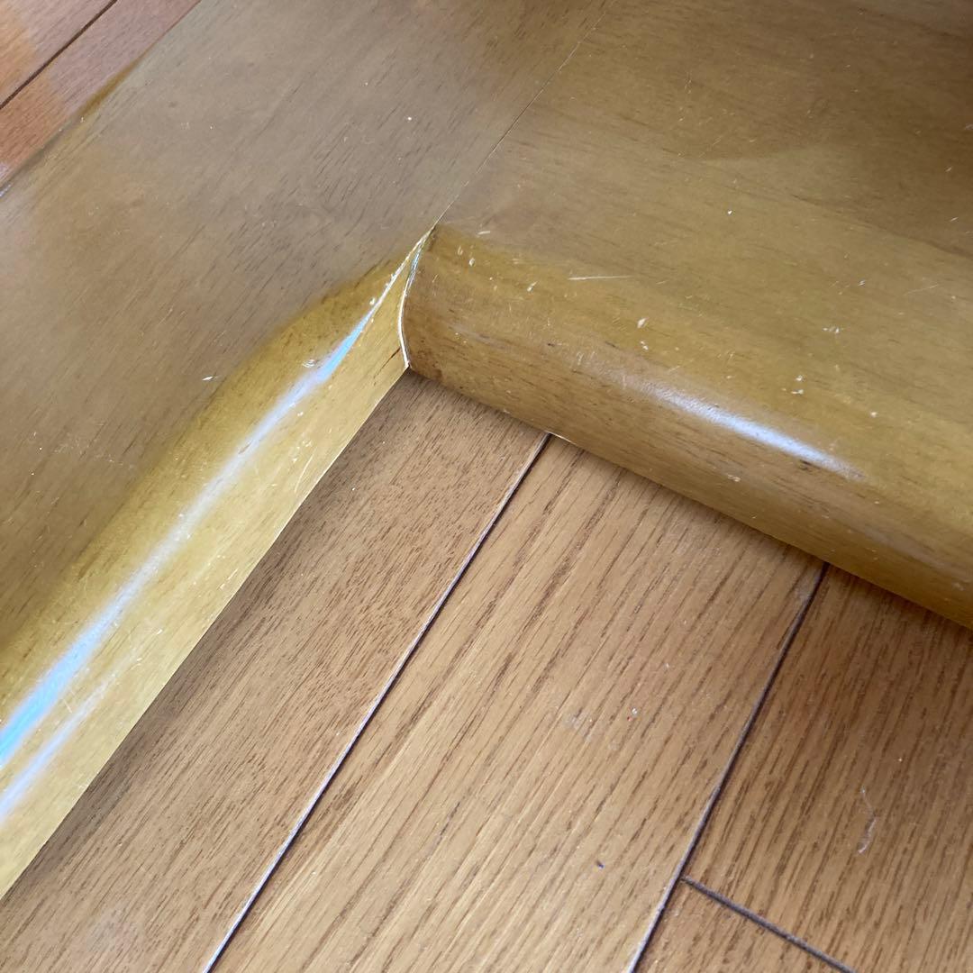 センターテーブル　高さ調節可能 ブラウン