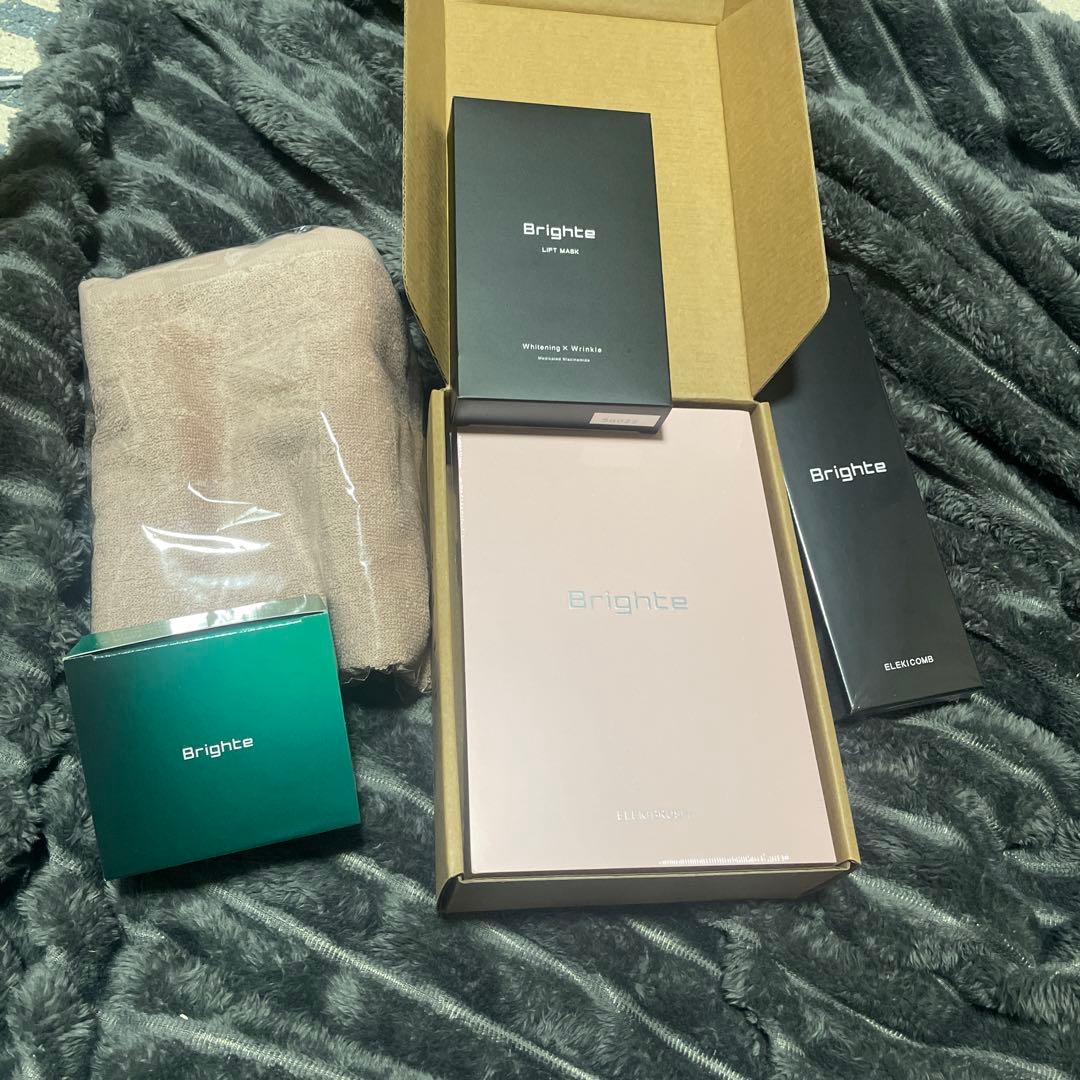 Brightte Lift Mask 美顔器 エレキブラシピンク