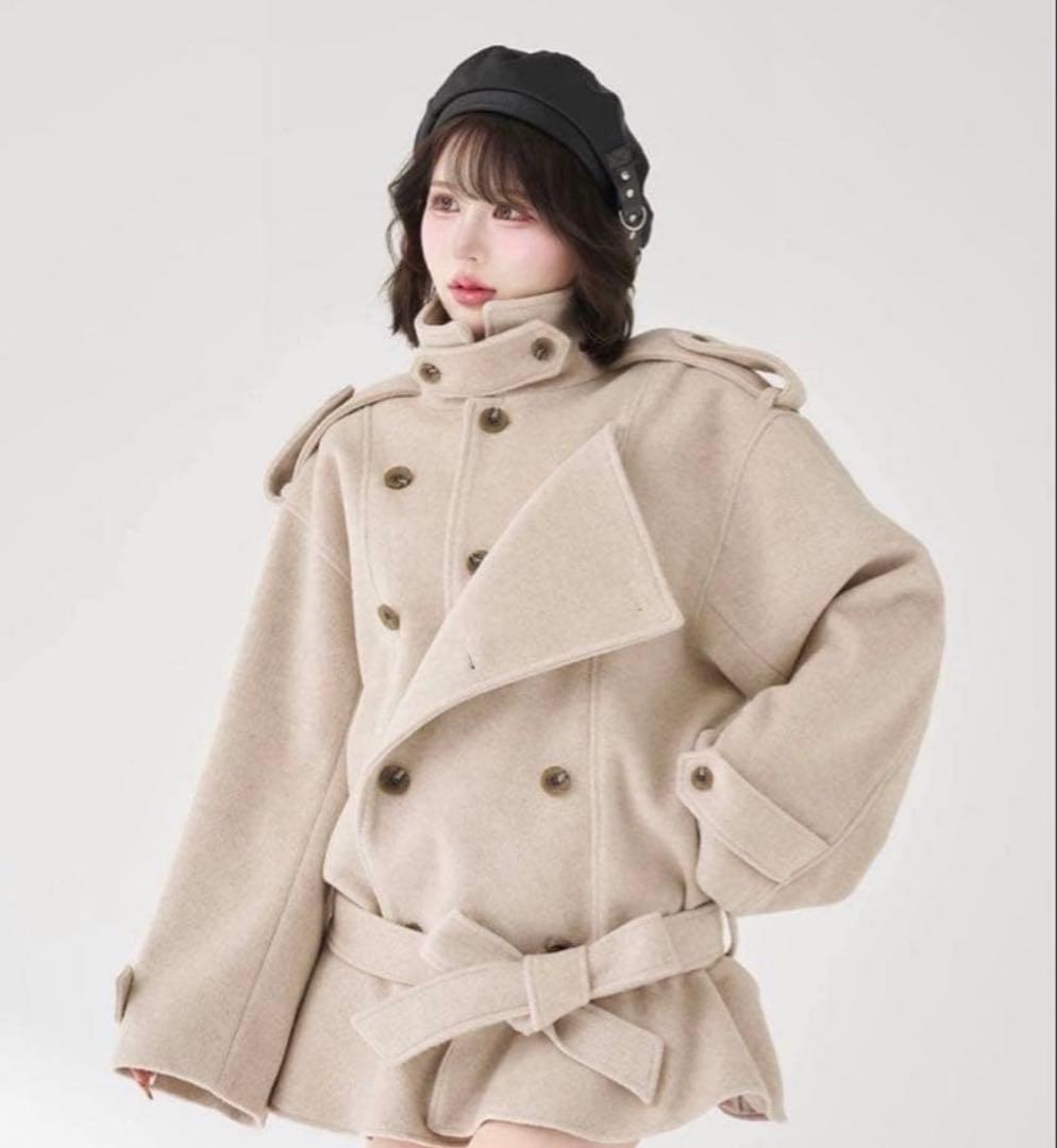 ダーリッチ ドロップショルダージャケットコート Darich